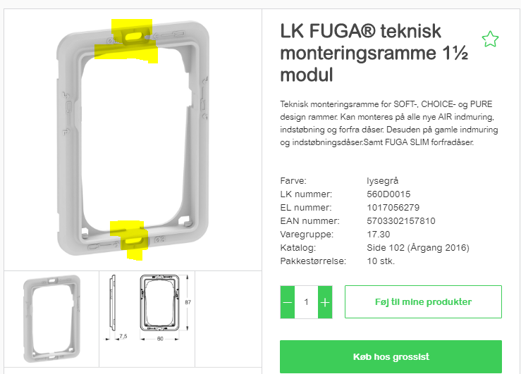 Fuga teknisk ramme