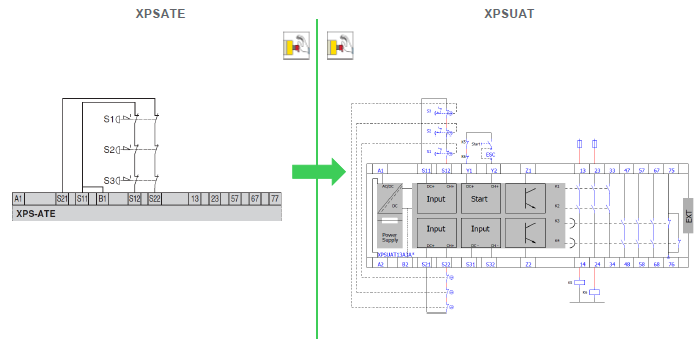 XPSATE is replaced by XPSUAT - 24VDC