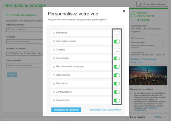Vue perso Vue perso