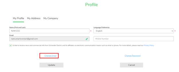 Account Profile