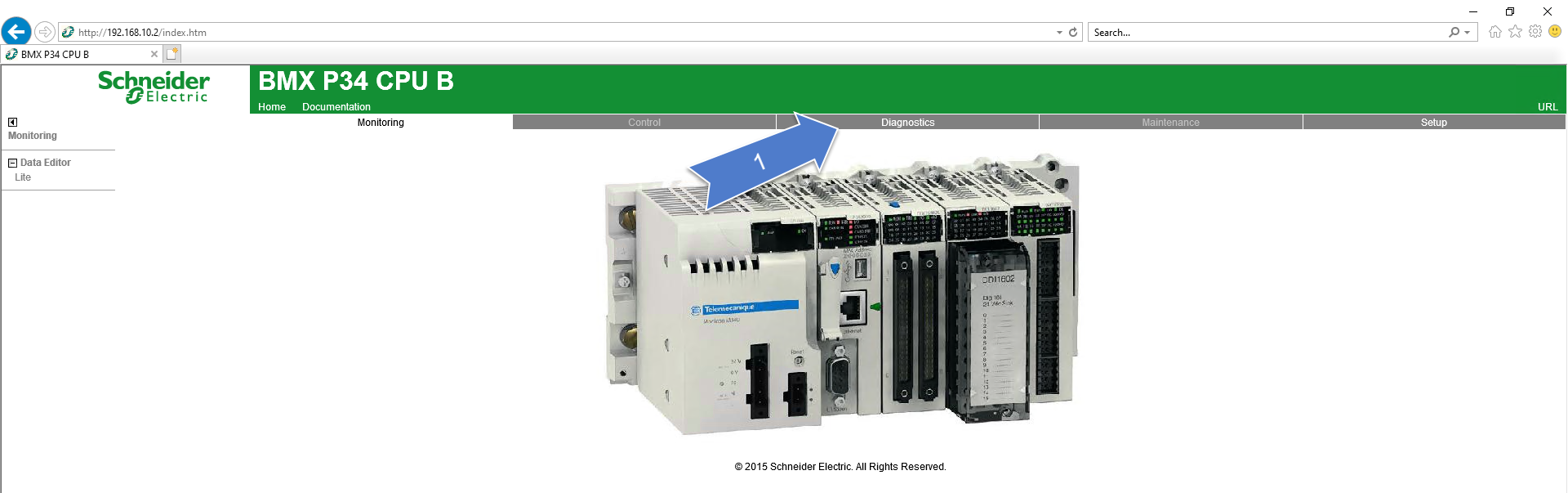 M340 web server