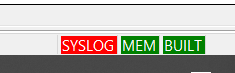 Status barre error message