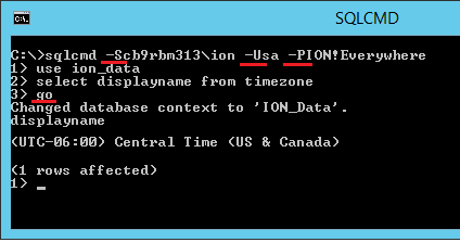 SQL CMD