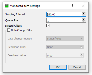 Setting Monitoring Item