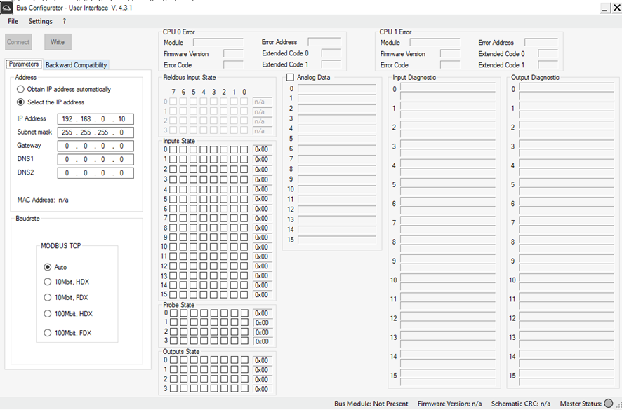 bus configurator