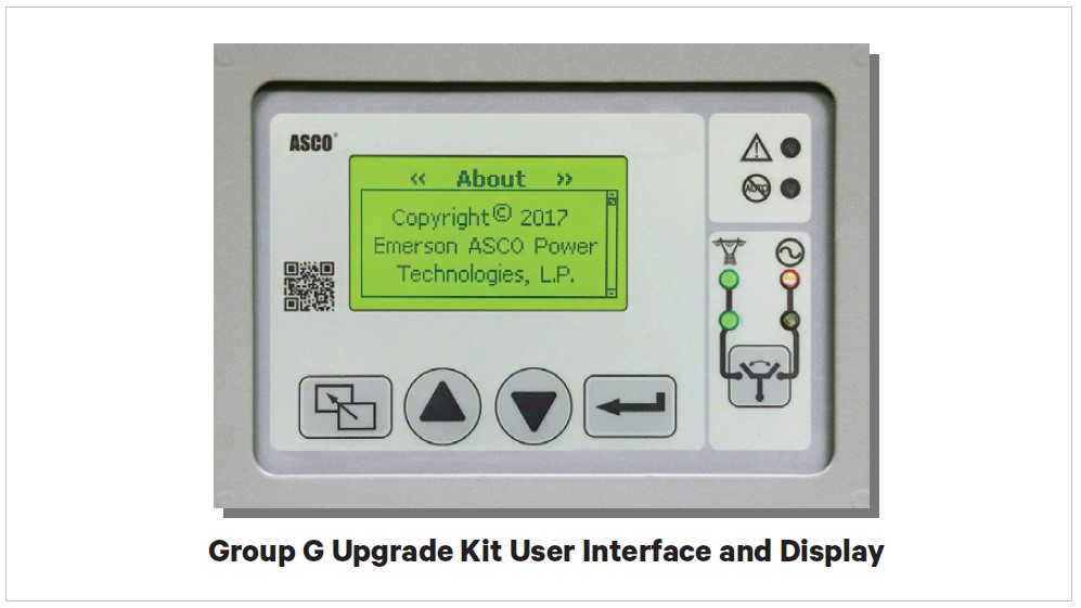Group G Upgrade/Retrofit Kit User Interface and Display