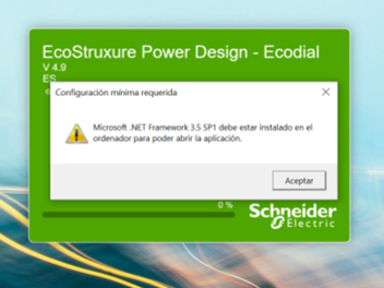 Error message Ecodial