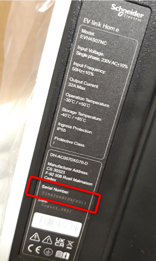 EVlink Home Label