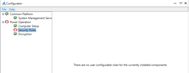 Configurator Error