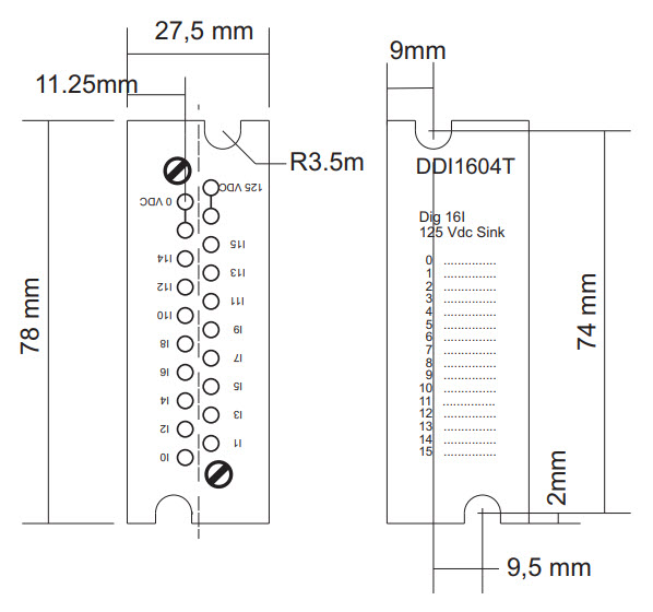 BMXDDI1604T connector Label