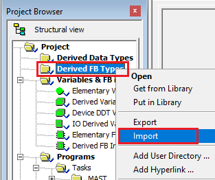 Import RF DBF
