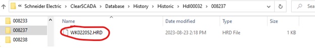 point history file point history file