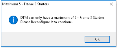 Max size 3 starters