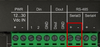 SCADAPack 575 Serial3 Terminals