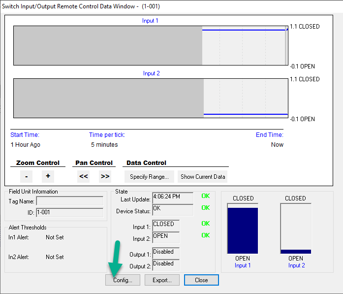 Field unit config