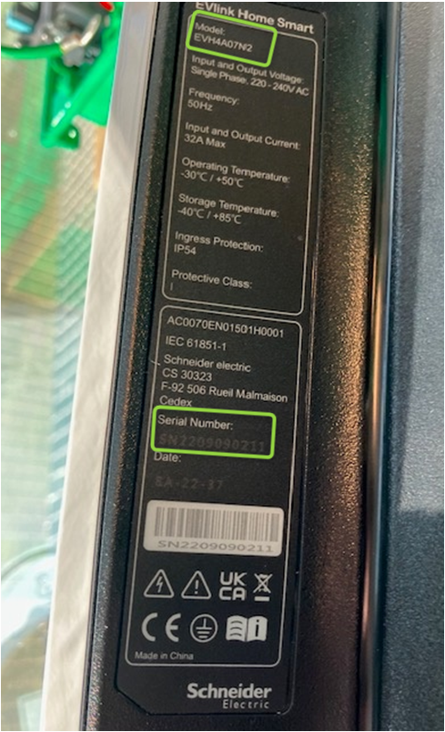 Model & Serial Number Model & Serial Number