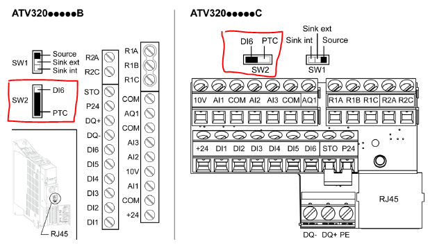 ATV320, Altivar 320 ptc