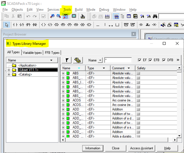 Types Library Manager