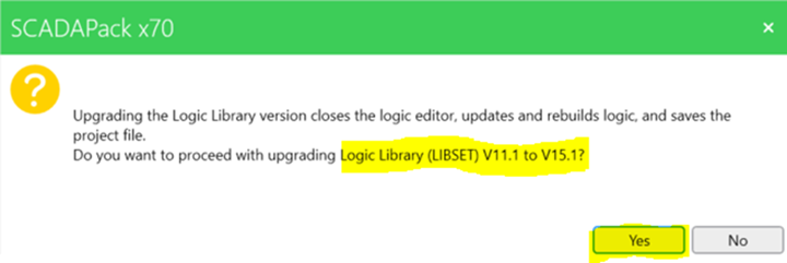 proceed with upgrading LibSet