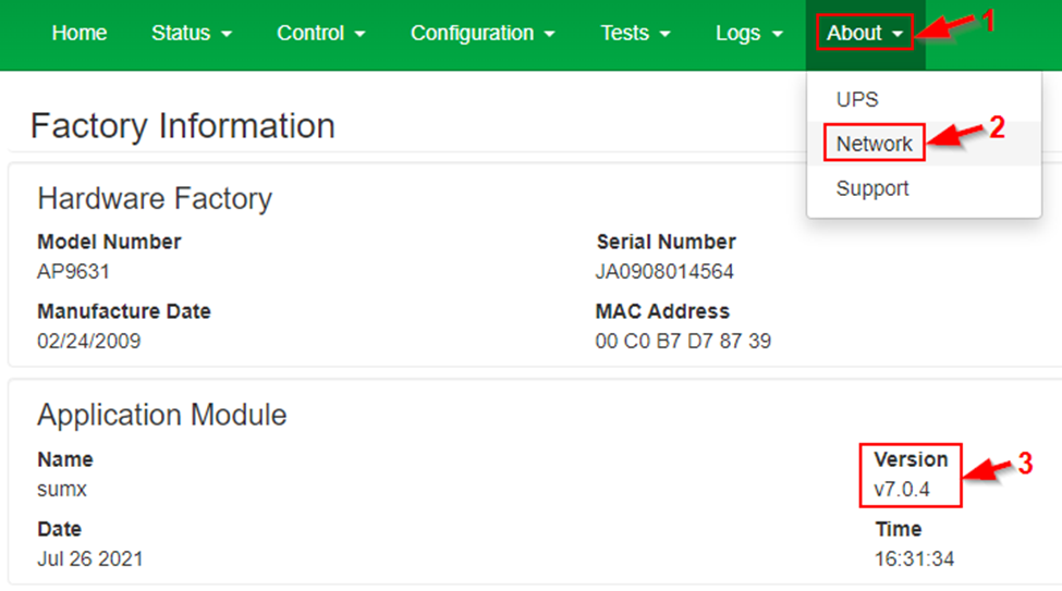how to check NMC FW