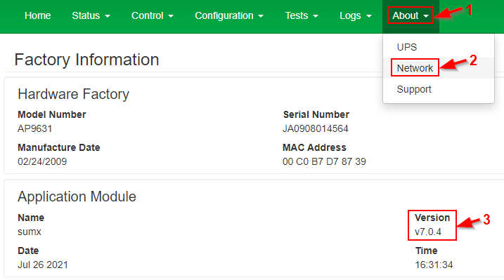 how to check NMC FW