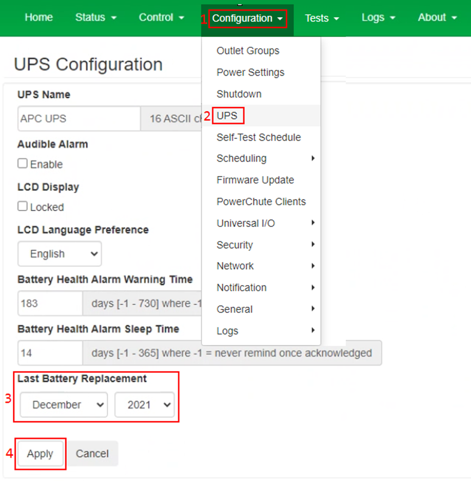 how to check battery system SMT/SMX