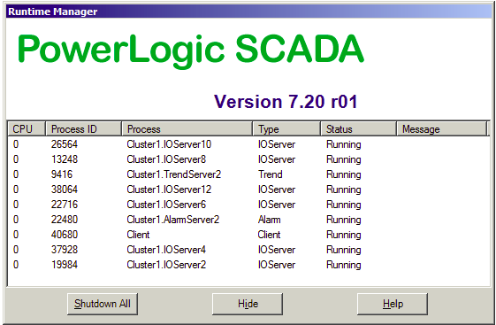 Scada screen