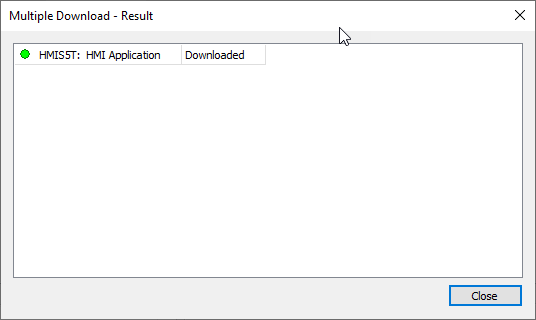 Logic Builder - Multiple Download result: Downloaded