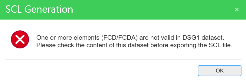 Warning message