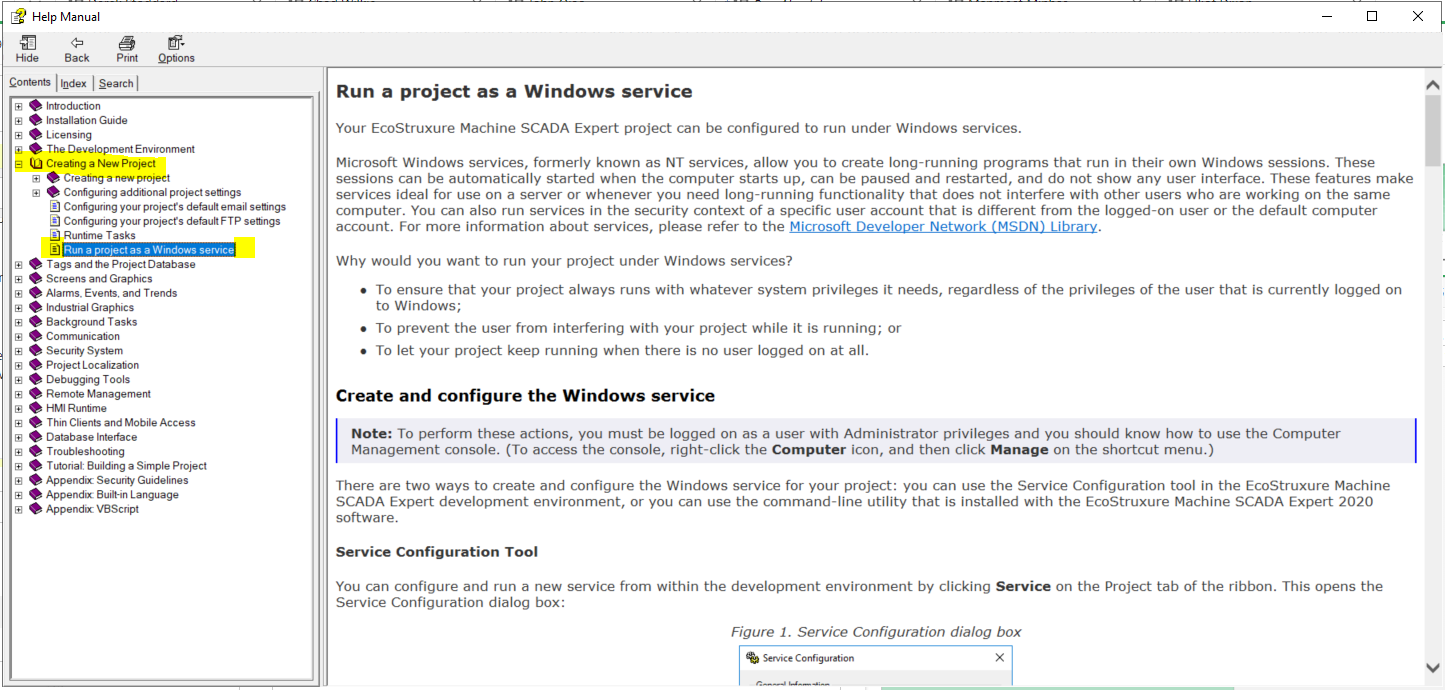 Help, Run project as a Windows service.