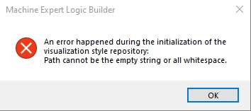 Error message