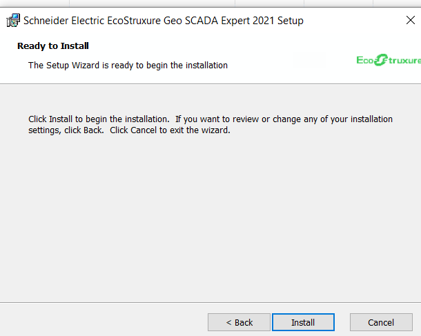 Click INSTALL to start installation process