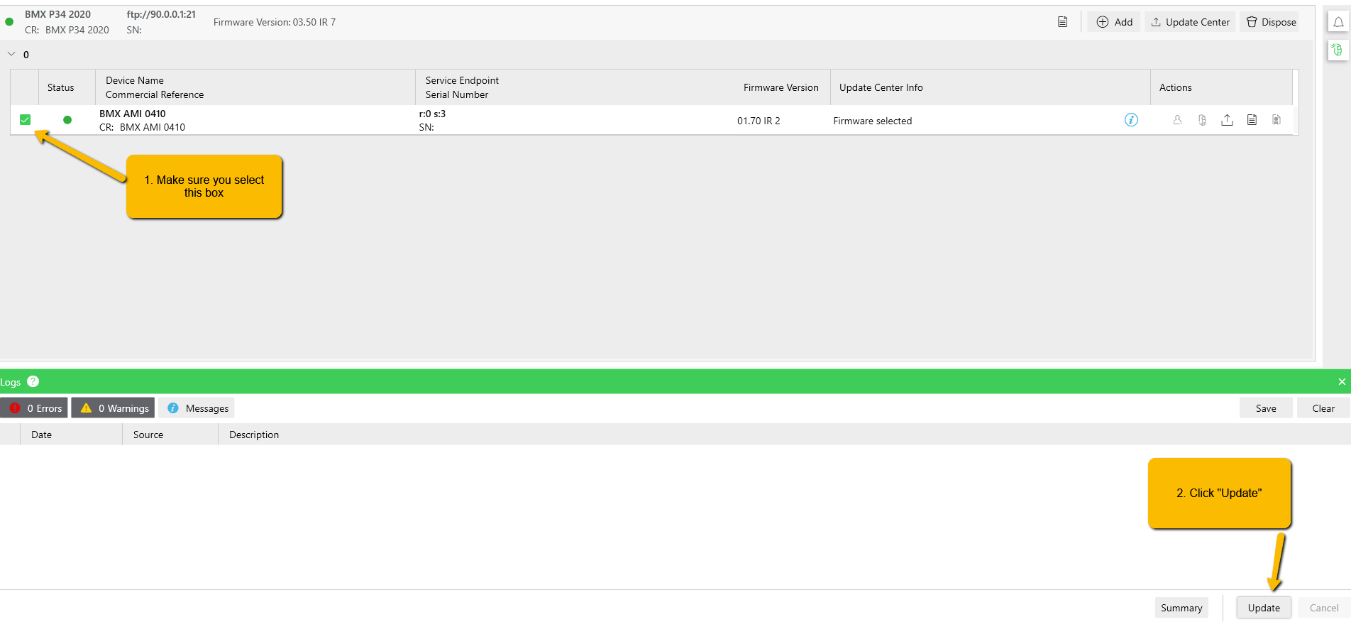 Updating