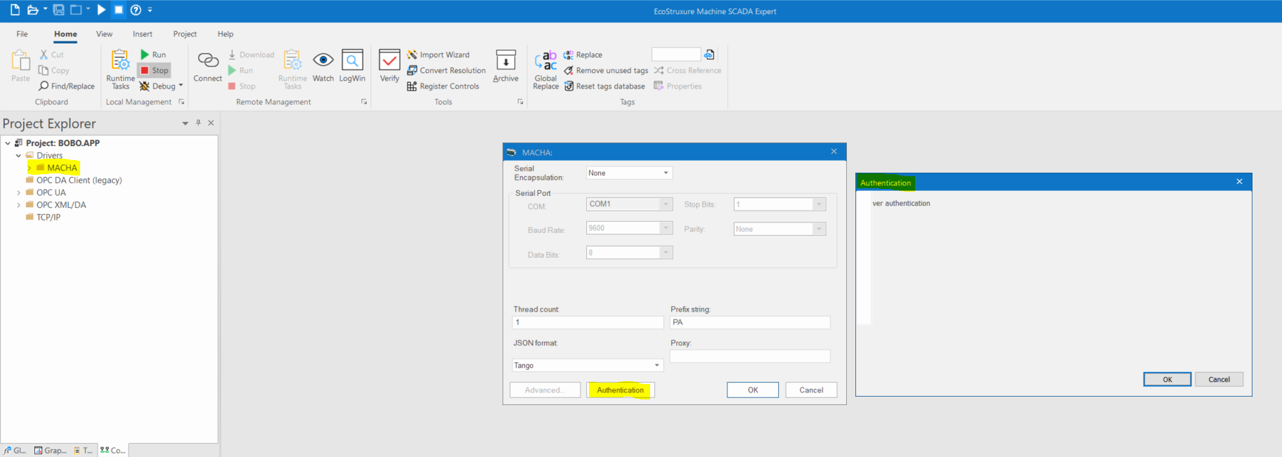 Screenshot of Problem