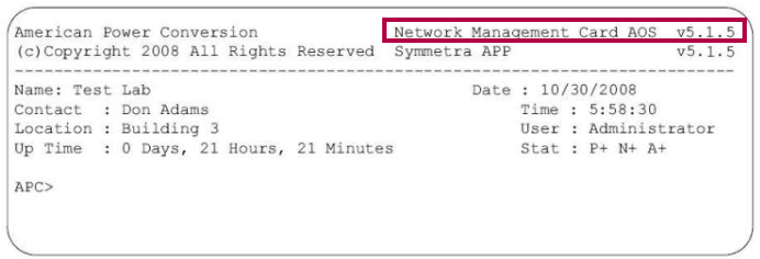 NMC FW telnet