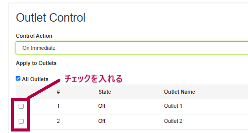 Outlet on