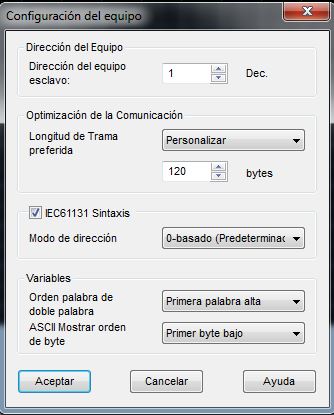 Vijeo Designer Modbus sintaxis IEC %MW 4x 40001 Vijeo Designer Modbus sintaxis IEC %MW 4x 40001