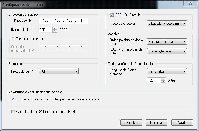 Vijeo Designer Modbus sintaxis IEC %MW 4x 40001