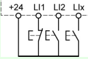 Diagrama para comando a 3 fios