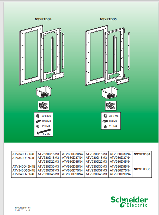 ATV340 flange kit FAQ 1