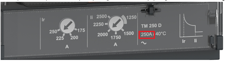 RATING AMPERE TMD