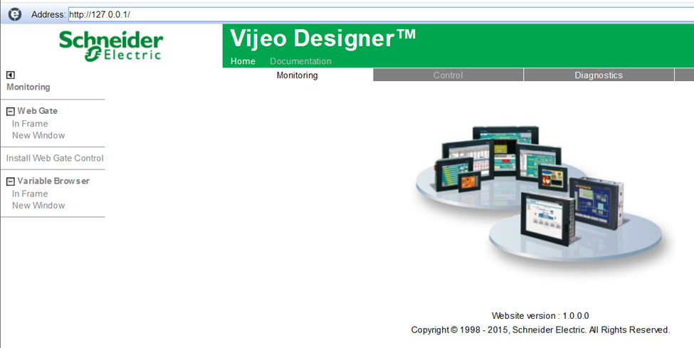 HMI Monitor Tab