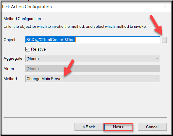 Pick Action Configuration