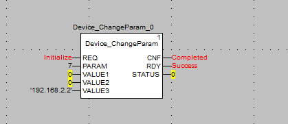 Device_ChangeParam function block