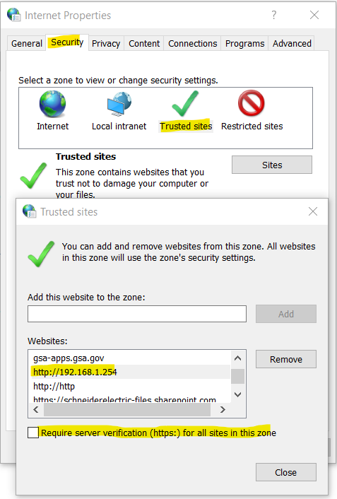 Internet Option