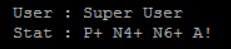 screenshot showing P N A status of an NMC