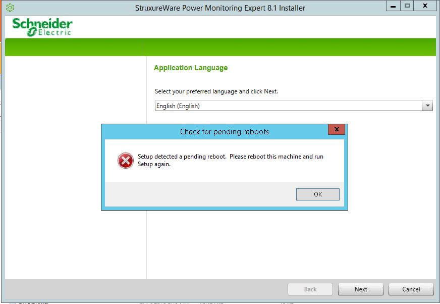 PME installer error