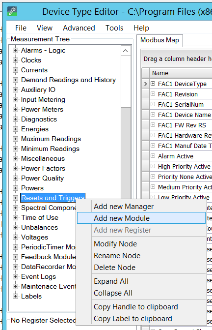 Add new module Device Type Editor