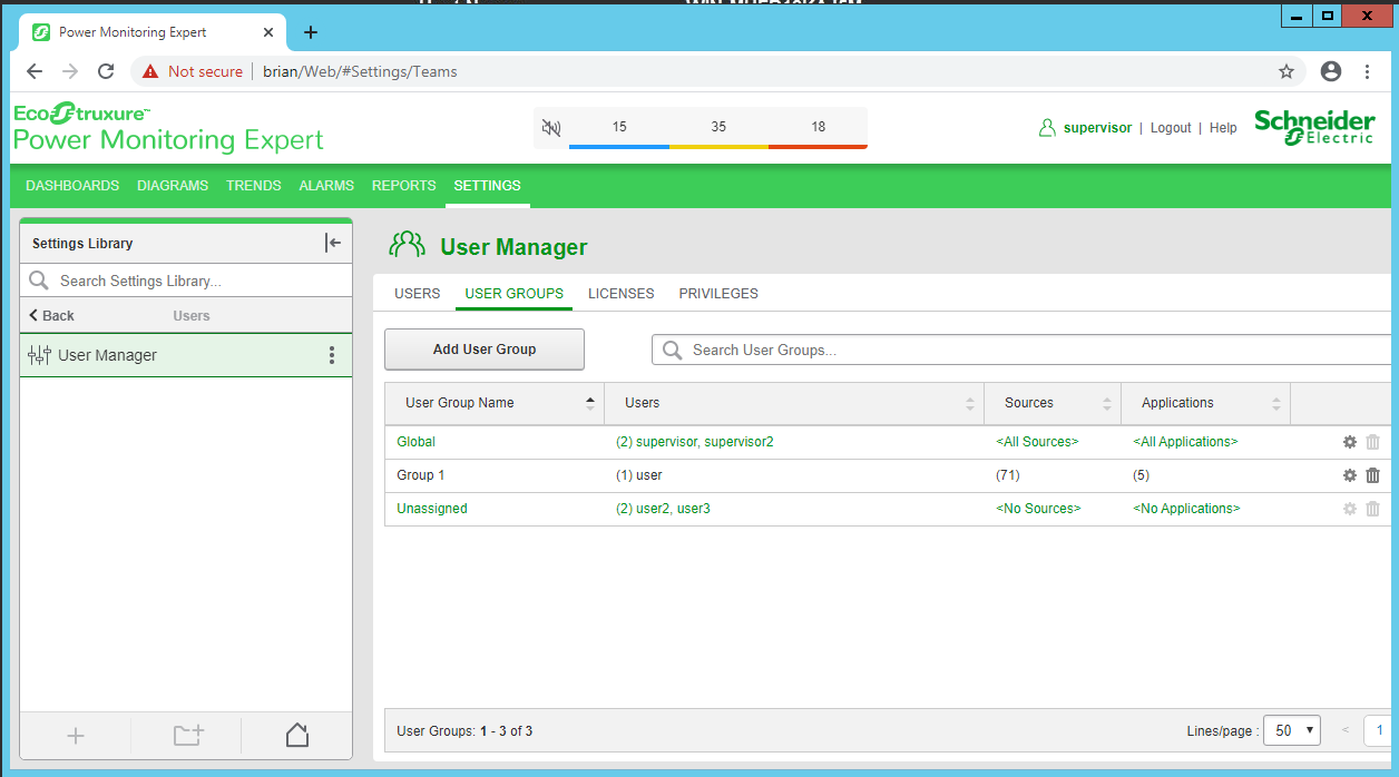 User manager