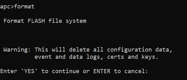An image showing the command line format method